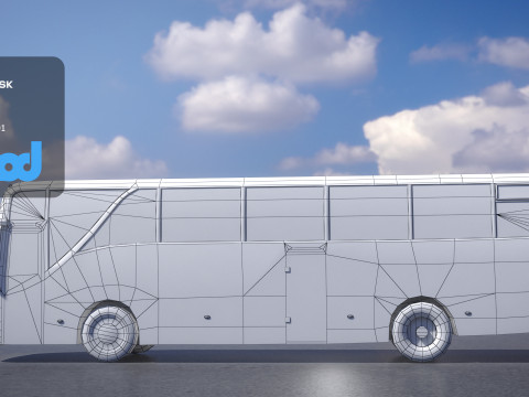 TW Bus 008 3D Модель