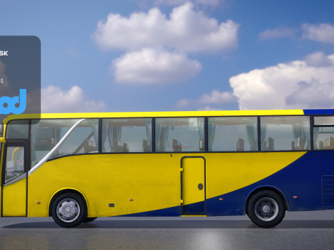 TW Bus 009 3D मॉडल
