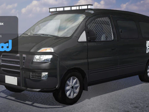 TW Cash Transport Car 3D Model