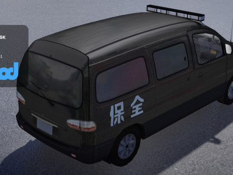 TW Cash Transport Car 3D 模型