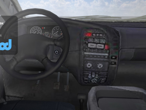 TW Cash Transport Car 3D 模型