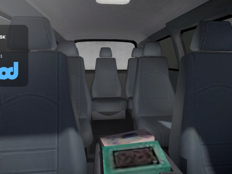 TW Cash Transport Car 3D 模型