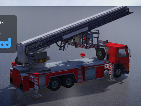 TW Fire Truck 001 3D 模型