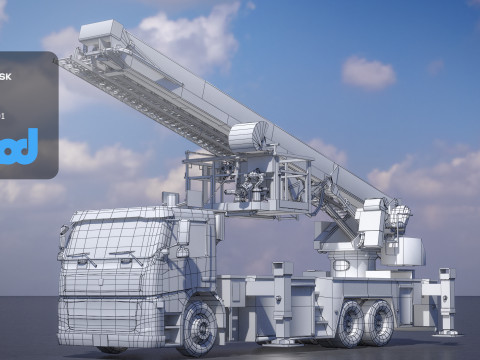 TW Fire Truck 001 3D 模型