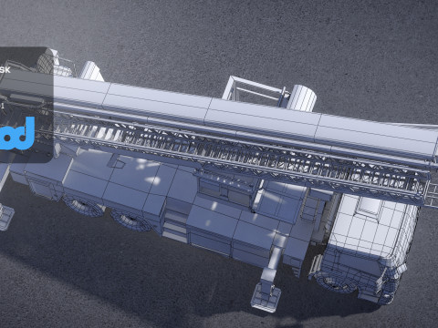 TW Fire Truck 001 3D 模型