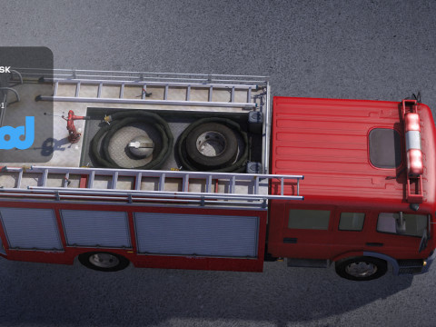 TW Fire Truck 002 3D मॉडल