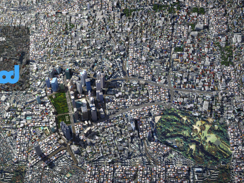 Japanese Streetscape Tokyo 0018 3D Model