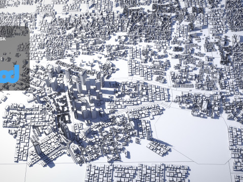 Japanese Streetscape Tokyo 0018 3D Model