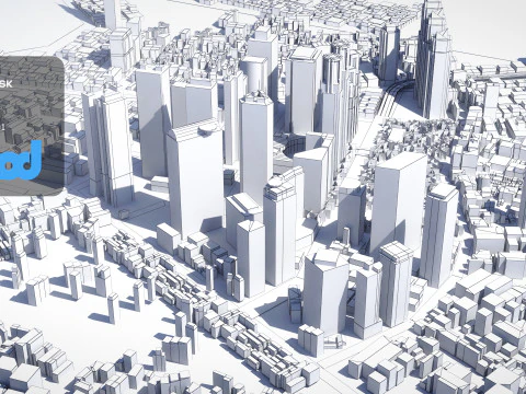 Japanese Streetscape Tokyo 0018 3D Model