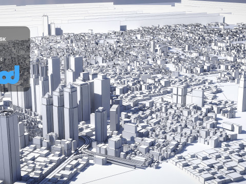 Japanese Streetscape Tokyo 0018 3D Model