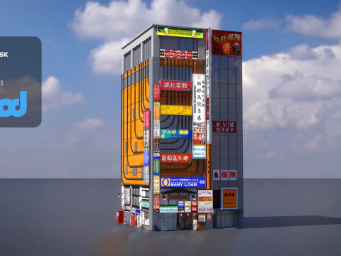 KabukichoBuilding0001 3D Model