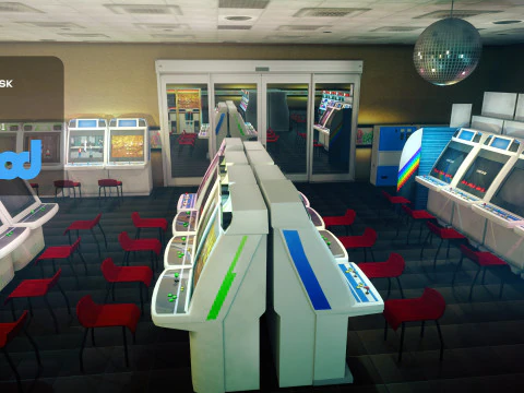 게임 센터 3D 모델