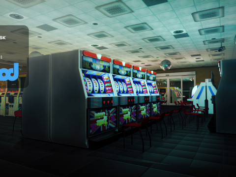 Game Center 3D Model