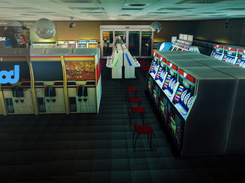 Game Center 3D Model