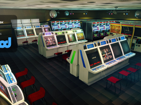 Game Center 3D Model