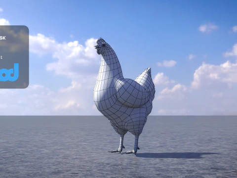Chicken 3D Model