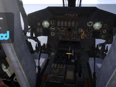 TW Helicopter 001 3D Model