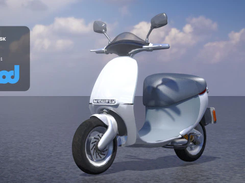 TW Motorcycle 001 3D Model