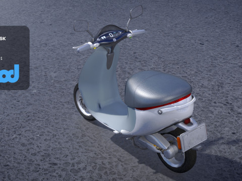 TW Motorcycle 001 3Dモデル