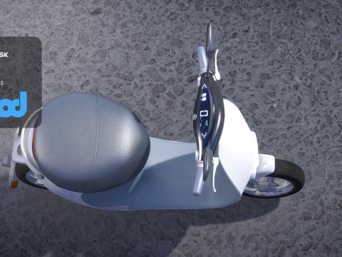 TW Motorcycle 001 3Dモデル
