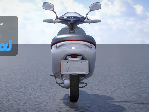 TW Motorcycle 001 3Dモデル