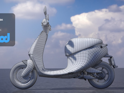 TW Motorcycle 001 3Dモデル
