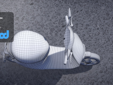 TW Motorcycle 001 3Dモデル