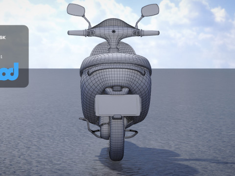 TW Motorcycle 001 3Dモデル