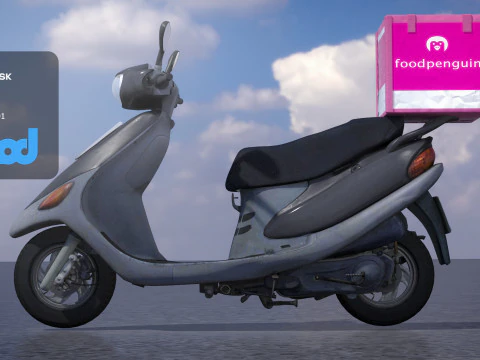 TW Motorcycle 002 3D Model