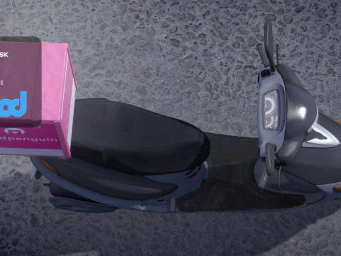 TW Motorcycle 002 3D Model