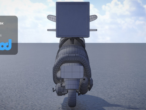 TW Motorcycle 002 Modèle 3D