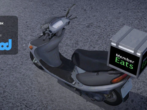 TW Motorcycle 003 3D Model