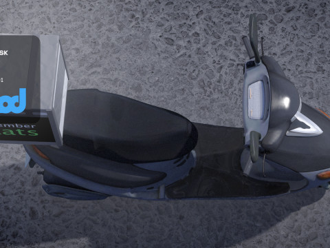 TW Motorcycle 003 3D Model