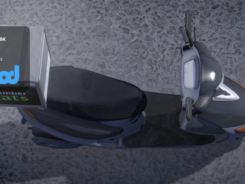 TW Motorcycle 003 3D Model
