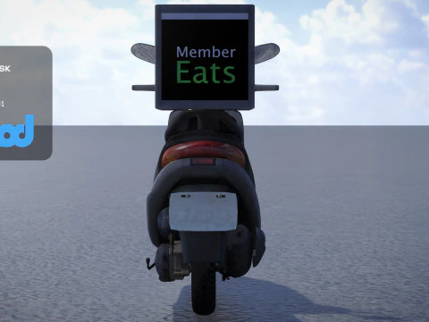 TW Motorcycle 003 3D Model