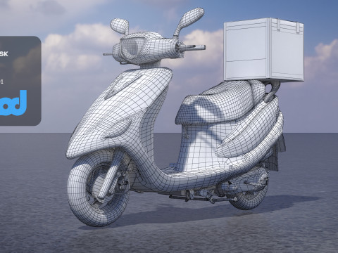 TW Motorcycle 003 3D Model