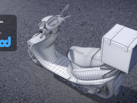 TW Motorcycle 003 3D Model