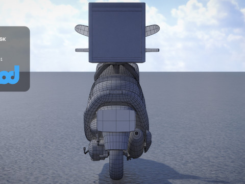 TW Motorcycle 003 3D Model