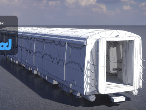 TW MRT Cabin 001 Model 3D
