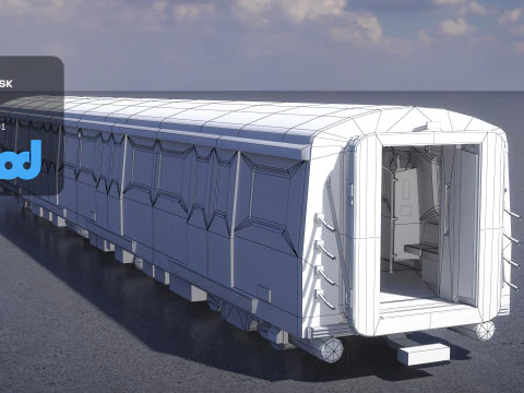 TW MRT Cabin 001 3D Model