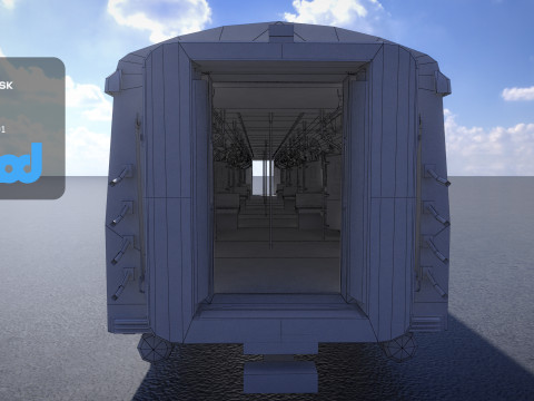 TW MRT Cabin 001 Model 3D