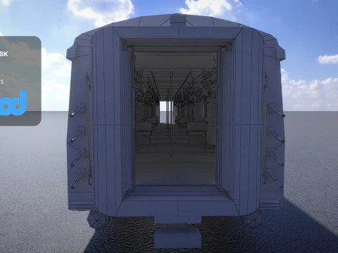 TW MRT Cabin 001 3D Model