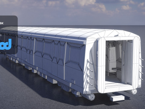 TW MRT Cabin 002 3D-Modell