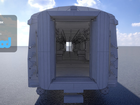 TW MRT Cabin 002 3D-Modell