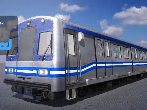 Locomotiva TW MRT 002 Modello 3D