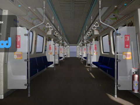 TW MRT Locomotive 002 3D Model