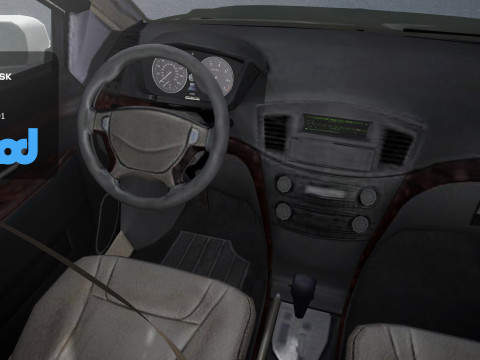 TW Police Car 001 3D Model