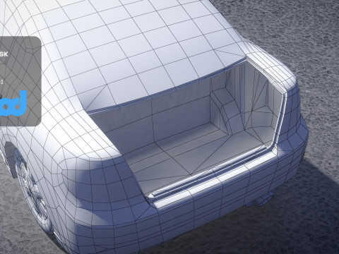 TW Police Car 001 3D Model