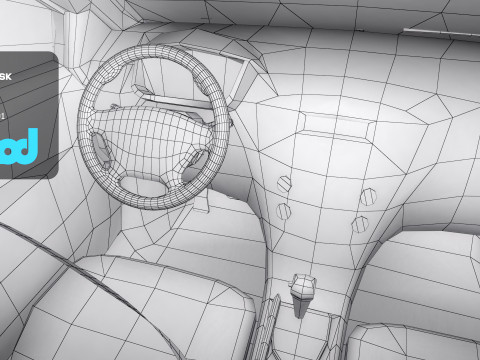 TW Police Car 001 3D Model
