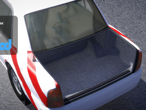 TW Police Car 002 Modelo 3D